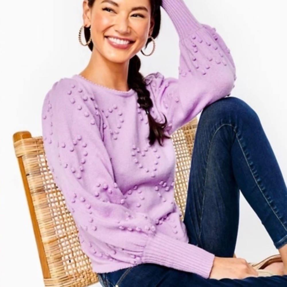 Lilly Pulitzer Kippa Heart Sweater,